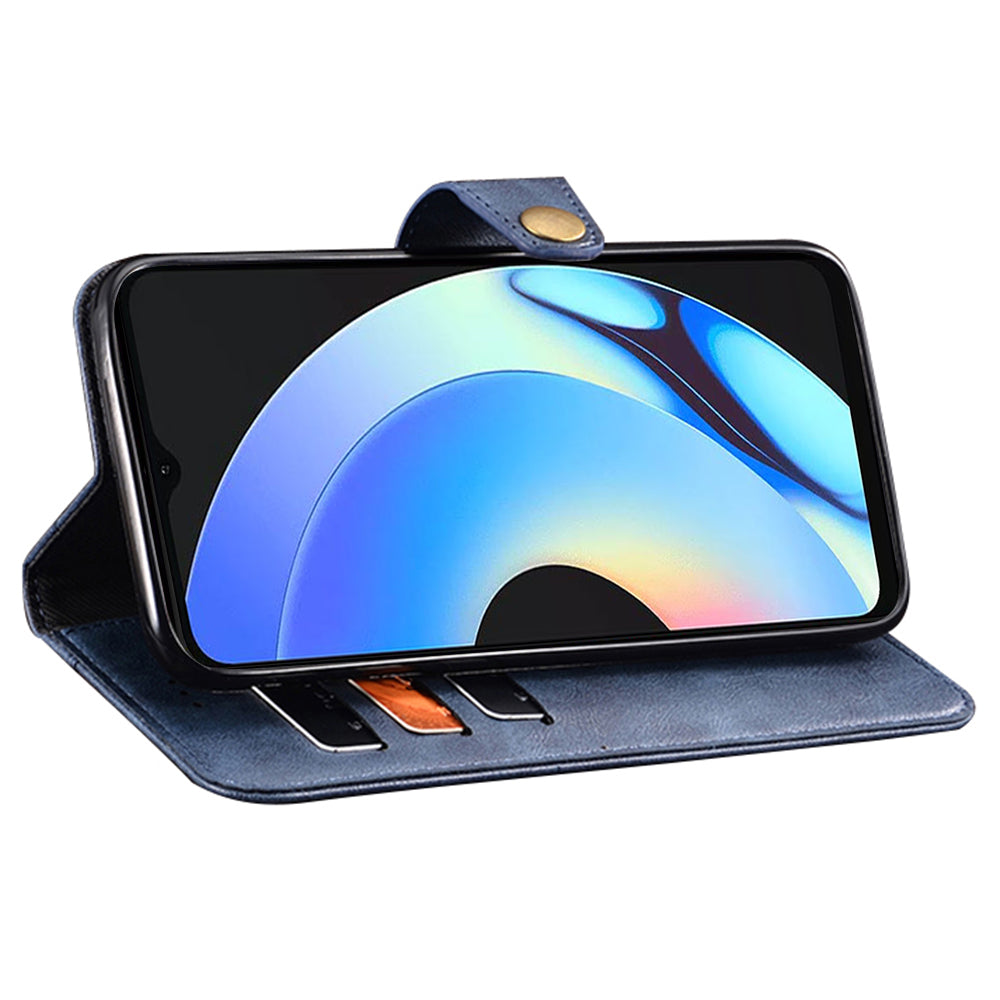 IDEWEI For Realme 10s 5G Scratch Resistant Fine Texture PU Leather Phone Case Wallet Stand Cell Phone Cover IDEWEI For Realme 10s 5G Scratch Resistant Fine Texture PU Leather Phone Case Wallet Stand Cell Phone Cover